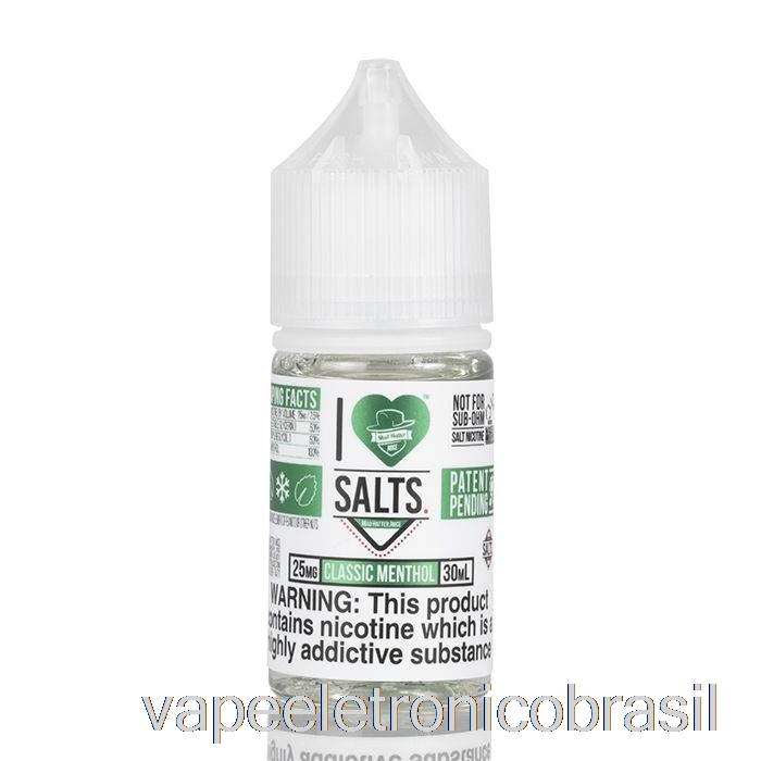 Vape Eletronico Classic Mentol - Adoro Sais - 30ml 25mg